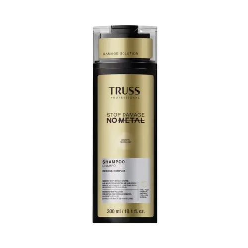 Shampoo TRUSS Stop Damage no Metal Reconstrução 300 ml