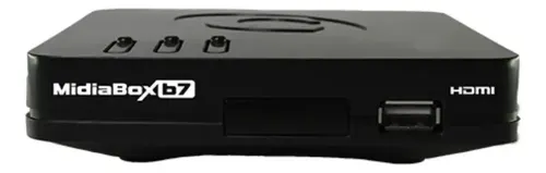 Receptor Midiabox B7 Century Preto Bivolt 2 Portas