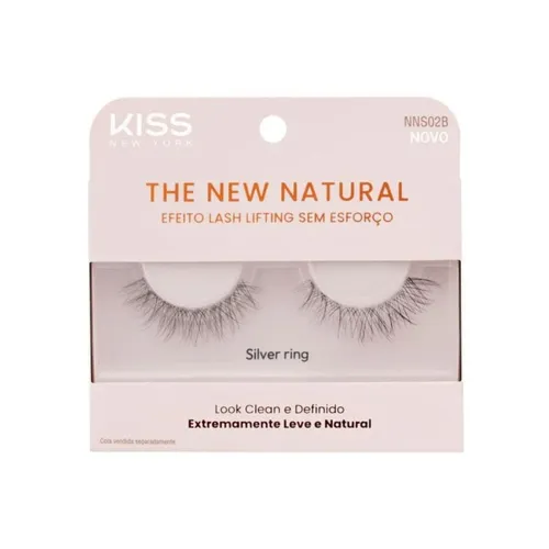 Cílios Postiços Kiss New York The New Natural Silver Ring