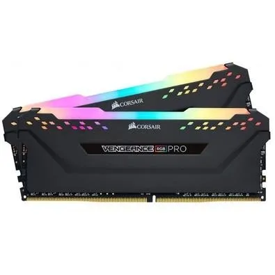 Memória RAM Corsair Vengeance RGB Pro, 16GB (2x8GB), 2666MHz, DDR4, CL16, Preto - CMW16GX4M2A2666C16
