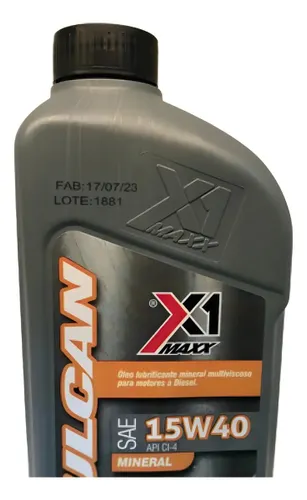01l Óleo Motor Diesel 15w40 Mineral Api Ci-4 X1 Maxx