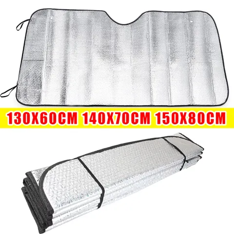 140x70cm janela do carro sombra de sol pára-brisa neve gelo proteção anti-uv dianteiro traseiro pára-brisa bloco capa viseira acessórios automóveis