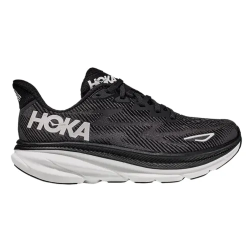 Tênis Hoka Clifton 9 Masculino Preto e Branco