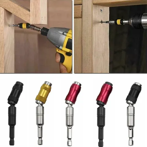 1/4 "hex anel magnético chave de fenda bits broca ferramentas manuais haste extensão mudança rápida titular guia unidade parafuso broca ponta