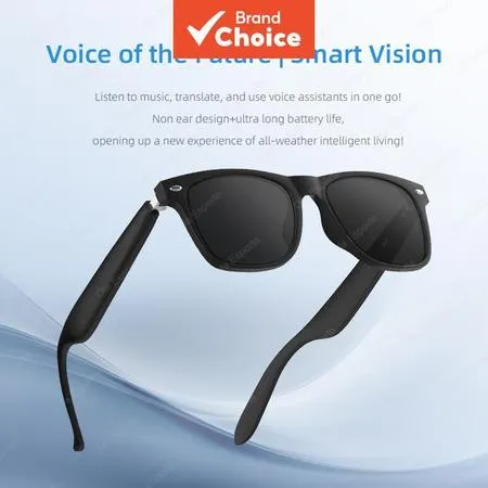  Óculos Inteligentes 2026 Nova Câmera Controlável Bluetooth, Fones de Ouvido com Chamada, Óculos de Sol Fashion para