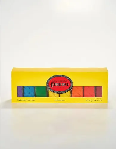 Caixa Presente Sabonete Phebo Amarelo 8 x 90g