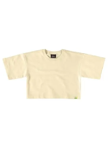 Blusa Cropped Infantil Básica Infantil (Amarelo) Gloss