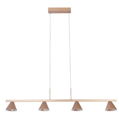 Pendente Led Metal Alumínio 38w 3000k Flora - CHAMPAGNE