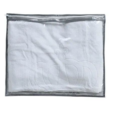 Saco Organizador para Lençol Toalhas Enxoval Roupas  de Pvc Tnt e Ziper