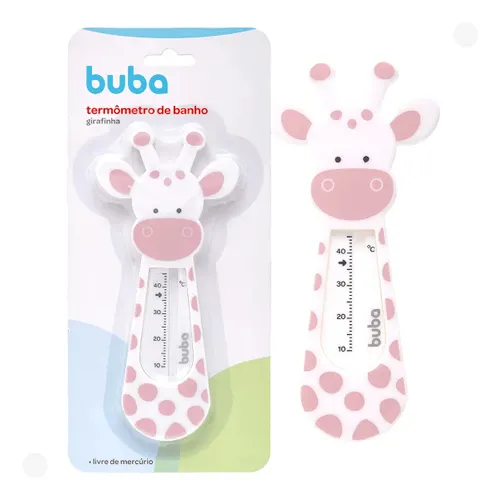 Termômetro de Banho para Bebês Girafinha Rosa 18805 - Buba