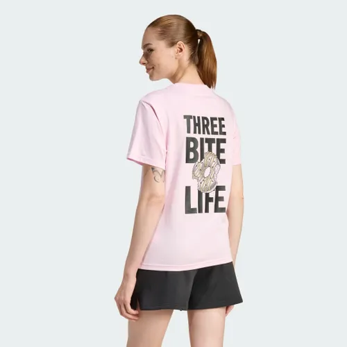 Camiseta Regular Estampa Food Mulher adidas