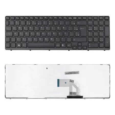 Teclado para Notebook compatível com Sony Vaio SVE15125CBS ABNT2