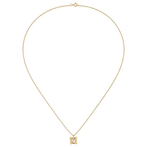 Colar 50 cm Ponto de Luz Star com Diamante 5 mm em Ouro 18K