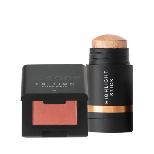 Kit Océane Edition Mini Blush Caramel e Iluminador Bronze (2 Produtos)