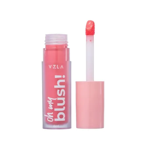 Blush Líquido Vizzela Oh My Blush! 03 Rouge Rose