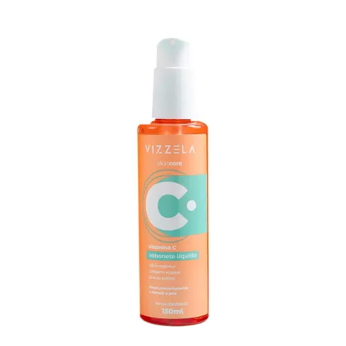 Sabonete Líquido Facial Vitamina C Vizzela 150ml