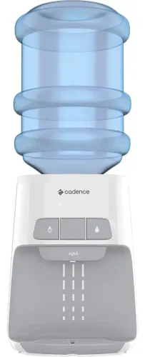 Bebedouro de mesa Cadence gela água refrigerado elétrico galão aguô BEB110 branco
