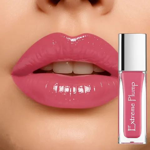 Brilho labial espelhado com brilho de água, maquiagem labial hidratante de longa duração, presente de brilho à prova d'água à prova de suor para mulheres