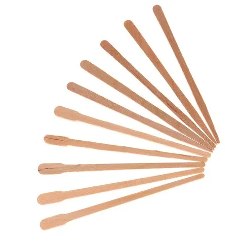 100 pçs kits de higiene pessoal e beleza abaixador de língua de madeira cera espátula descartável conjunto de ferramentas de remoção de pêlos do corpo