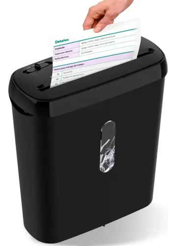 Fragmentadora de Papel Yamax para Escritório com Corte em Tiras e 6 Folhas