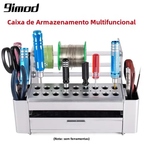 9imod suporte de rack de armazenamento de chave de fenda organizador multifuncional kit de ferramentas de reparo rc suporte de mesa para chave de fenda sextavada cruzada