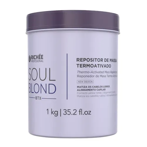 Botox Capilar Capilar Richée Soul Blond Repositor de Massa 1 Kg