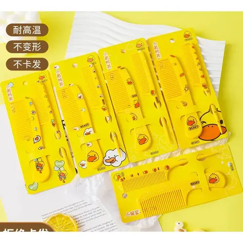 Kit Pentes Amillus Desembaraçar para Cabelo Infantil Amarelo