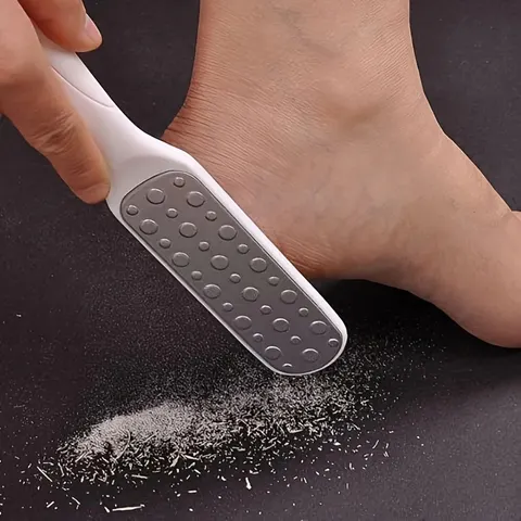 Lixa de pés de alta qualidade, dupla face, removedora de calosidades para pele morta, ferramentas profissionais de pedicure, raspador de calos.