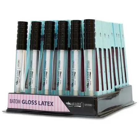Box C/ 48un Gloss Látex N°07 Incolor 5ml - Max Love N 07 - Incolor