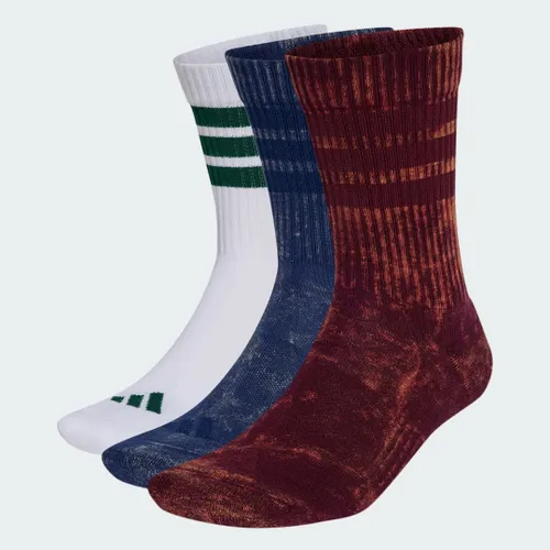 Meias Stonewash Cano Médio 3 Pares Unisex adidas