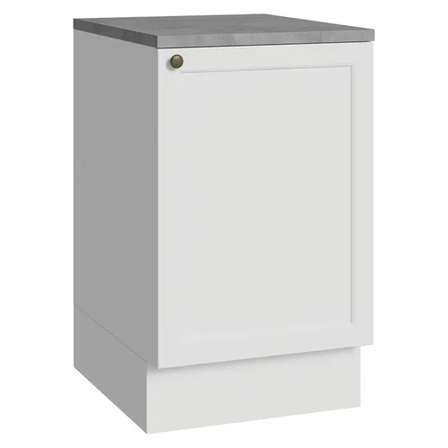 Balcão de Cozinha 50 x 60cm 1 Porta (Com Tampo) Branco Vik Madesa