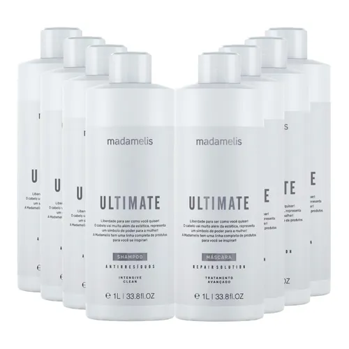 Kit Madamelis Ultimate Escova Progressiva 4 (2 x 1 Litro)