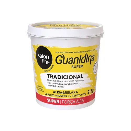 Guanidina Tradicional Super Forte Alisa e Relaxa Salon Line 215G