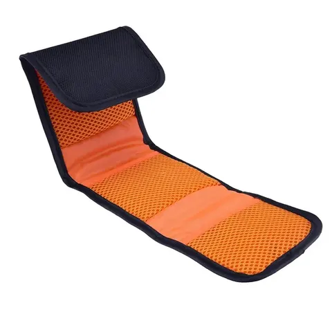 Bolsa para Filtros de Lente à Prova d'Água com 3 Bolsos – Organizador de Armazenamento em Neoprene Espesso e Resistente a Impactos para Filtros ND, UV e CPL de 82mm. Câmera Segura