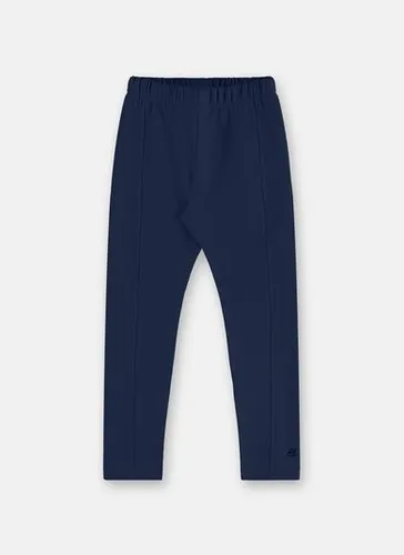 Legging Infantil Menina em Molecotton com Recorte Azul
