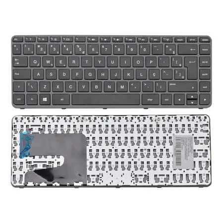 Teclado para Notebook compatível com Hp Pavilion 14-R050BR ABNT2 - UK Style
