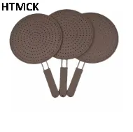 Tampa Protetora de Silicone HTMCK Resistente ao Calor para Panelas e Frigideiras com Alça, Protetor Contra Respingos de Óleo e Escorredor