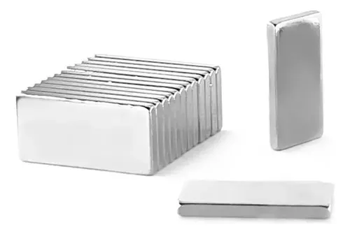 Ímã Neodímio 20x10x2 Mm N35 10 Unidades