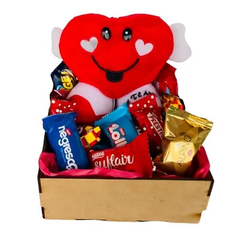 Coração de Pelúcia e Chocolate