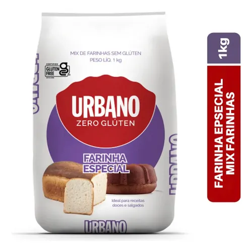 Mix de Farinha sem Glutén Urbano 1kg