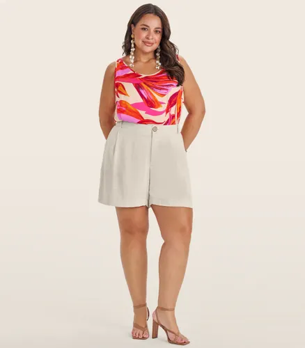 Regata Feminina Plus Size em Viscose Secret Glam - Moda Feminina e Masculina, Itens para Casa e Mais l Rovitex