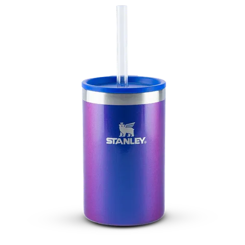 Copo Térmico 3 em 1 com tampa e canudo Sapphire Shimmer Stanley 1913 | 296ML