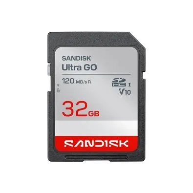 Cartão de Memória Sandisk Ultra Go SDHC 32GB, UHS-I, Classe 10 - SDSDUGN-032G-GN6IN