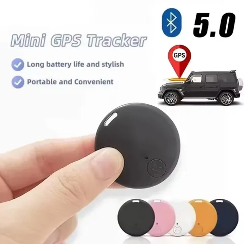 Mini Rastreador GPS Bluetooth 5.0 para Animais de Estimação, Idosos, Crianças, Carteiras, Localizador Inteligente, Localizador de Carro para IOS Android Novo