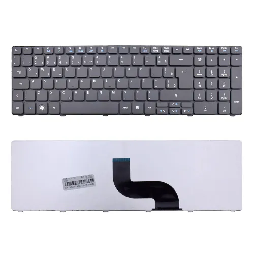 Teclado para Notebook Acer Aspire 5536 ABNT2 - F3 WI-FI Preto