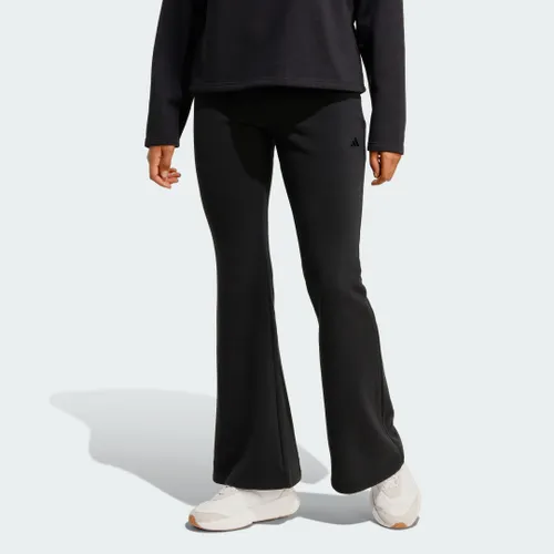 Calça Flare Moletinho Seasonal Essentials Mulher adidas