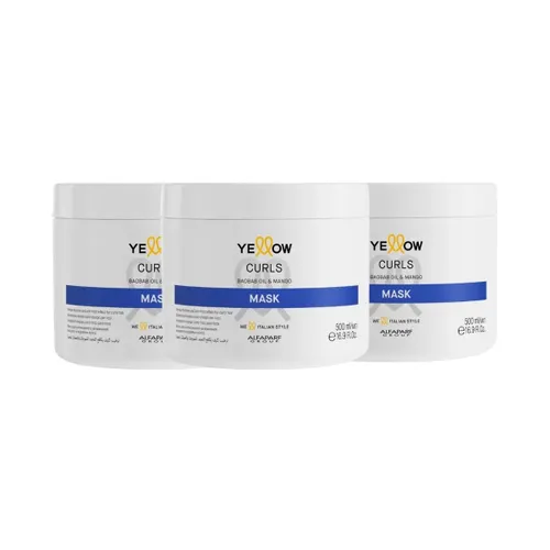 Kit Alfaparf Grouf Yellow Curls 3 Máscara 500 g