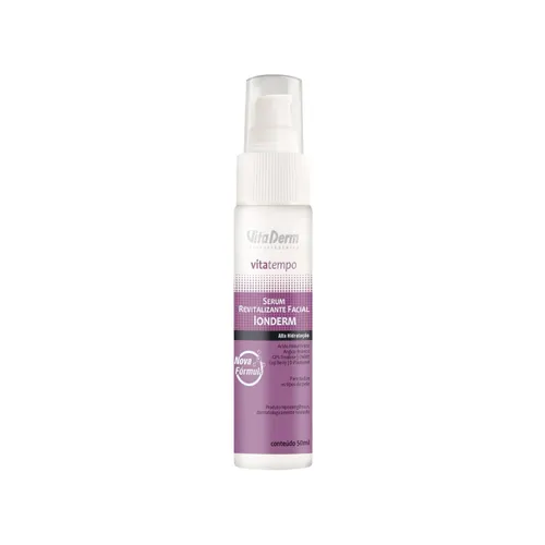 Vita Derm Revitalizing Facial Sérum Ionderm Vita Tempo com Ácido Hialurônico 50 ml