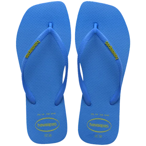 Chinelo Havaianas Slim Square Logo Pop Up