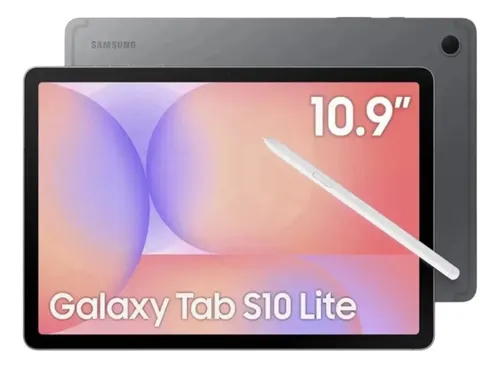 Samsung Galaxy Tab S10 Lite 10.9" 128 GB 6 GB RAM Wi-Fi com S Pen Cinza